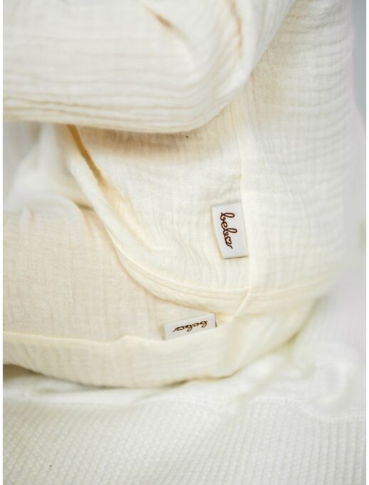 Штанишки из муслина для новорожденных малышей, Экрю