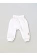 Детские штанишки-ползунки Bebo с широкой резинкой и манжетами, Белый