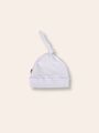 Детская шапочка для новорожденного Bebo с узелком, Белый