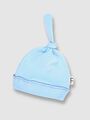Детская шапочка для новорожденного Bebo с узелком, Голубой