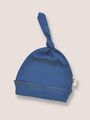 Детская шапочка для новорожденного Bebo с узелком, Индиго