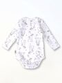 Боди с длинным рукавом для новорожденного Bebo, Зайчики и птички