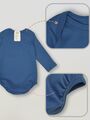Боди с длинным рукавом для малышей Bebo, Индиго