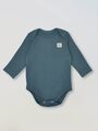 Боди Bebo для малышей с длинным рукавом, Сине зеленый