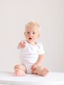 Боди для малышей Bebo с коротким рукавом, белый