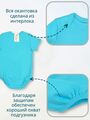 Боди для малышей Bebo с коротким рукавом, Бирюзовый