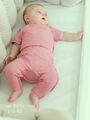 Боди для малышей Bebo с коротким рукавом, Сердечки на розовом