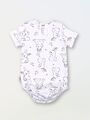 Боди для новорожденного Bebo с коротким рукавом, Зайчики и птички