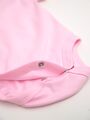 Боди кимоно для новорожденных с коротким рукавом и рюшами Розовый