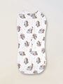 Кокон для пеленания новорожденных Bebo, Ежики с цветами
