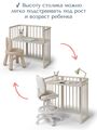 Приставная детская кроватка-трансформер для новорожденных Bebo Bali, слоновая кость