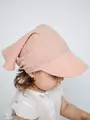 Муслиновая косынка с козырьком , розовый