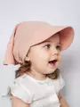 Муслиновая косынка с козырьком , розовый