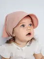 Муслиновая косынка с козырьком , розовый