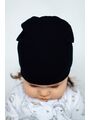 Эластичная шапочка с с зарученым краем Bebo, ЧерныйЭластичная шапочка с с зарученым краем Bebo, Черный