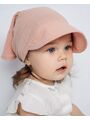 Муслиновая косынка с козырьком , розовый