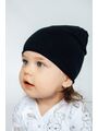 Эластичная шапочка с с зарученым краем Bebo, Черный