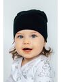 Эластичная шапочка с с зарученым краем Bebo, Черный
