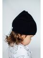 Эластичная шапочка с с зарученым краем Bebo, Черный