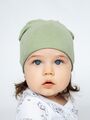 Эластичная шапочка с с зарученым краем Bebo, Светло-оливковый