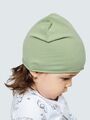 Эластичная шапочка с с зарученым краем Bebo, Светло-оливковый