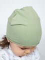 Эластичная шапочка с с зарученым краем Bebo, Светло-оливковый