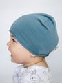 Эластичная шапочка с с зарученым краем Bebo, Синий