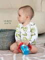 Боди Bebo для малышей с длинным рукавом, Авокадо-котикиБоди Bebo для малышей с длинным рукавом, Авокадо-котикиБоди Bebo для малышей с длинным рукавом, Авокадо-котики